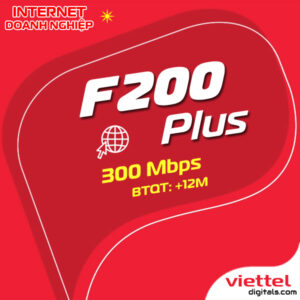 Mạng internet doanh nghiệp F200Plus Viettel