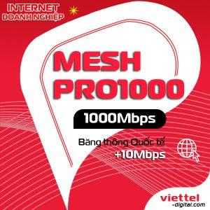 Mạng internet doanh nhiệp MeshPro1000 Viettel