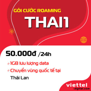 Gói roaming THAI1 Viettel