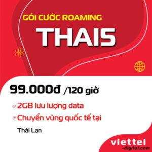 Gói roaming THAI5 Viettel