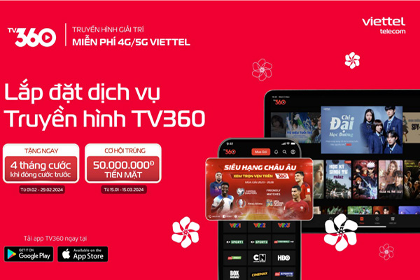 Khuyến mại lắp đặt truyền hình TV360