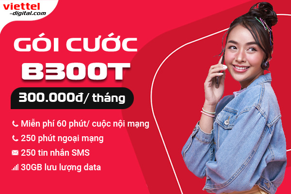 Gói cước trả sau B300T