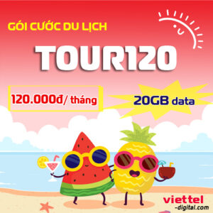 Gói data du lịch TOUR120
