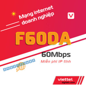 Internet dự án F60DA Viettel