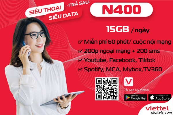 Gói trả sau N400