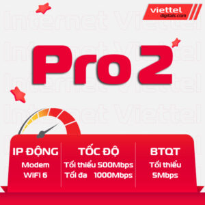 Gói cước doanh nghiệp Pro2 Viettel