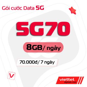 Gói cước data 5G70 Viettel