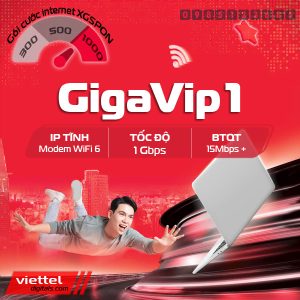 Gói cước internet Wifi GigaVip1